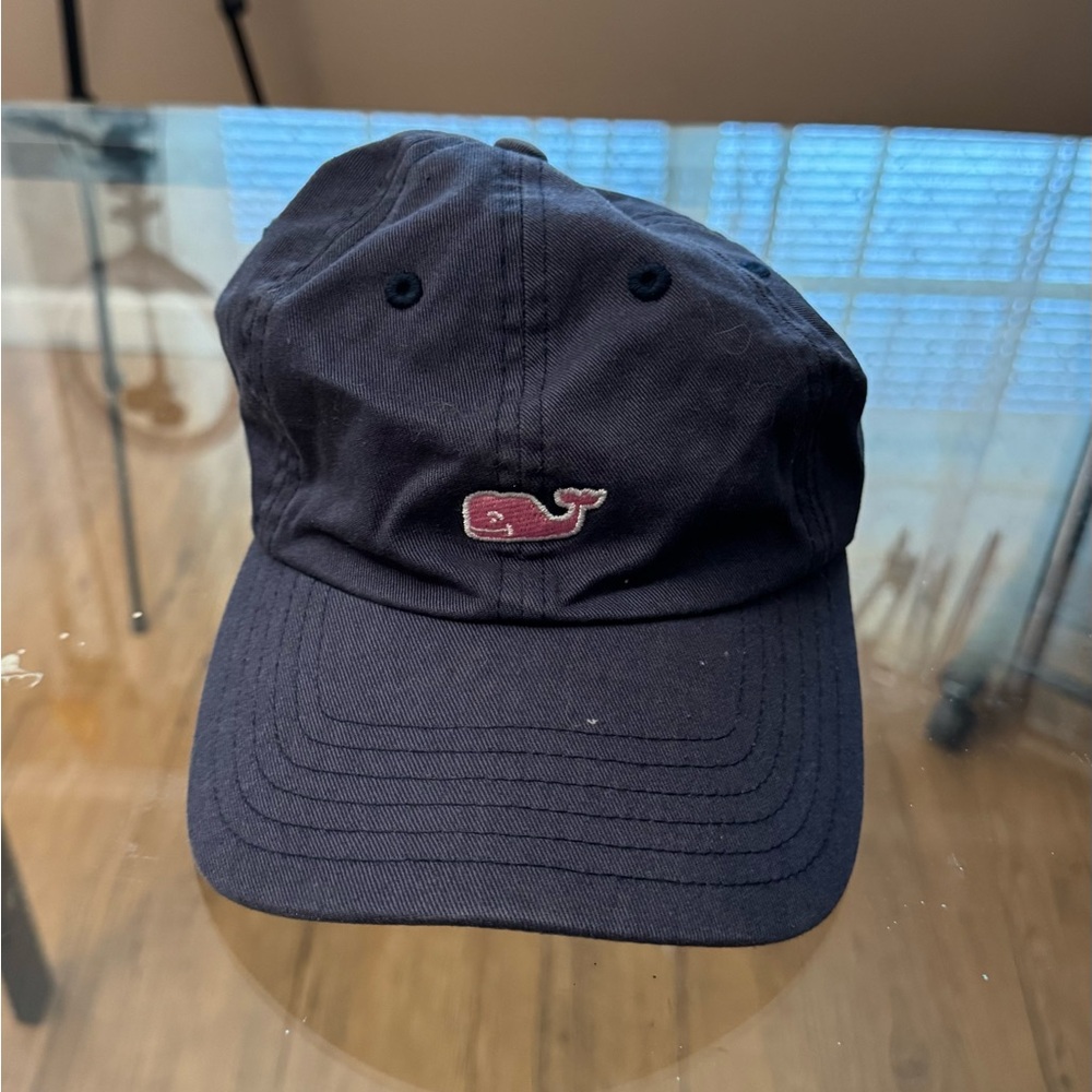Navy Blue Cap with Whale Logo